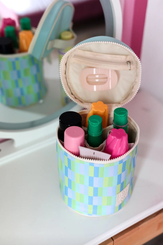 Barrel Organizer Watercolor Toiletry Bag