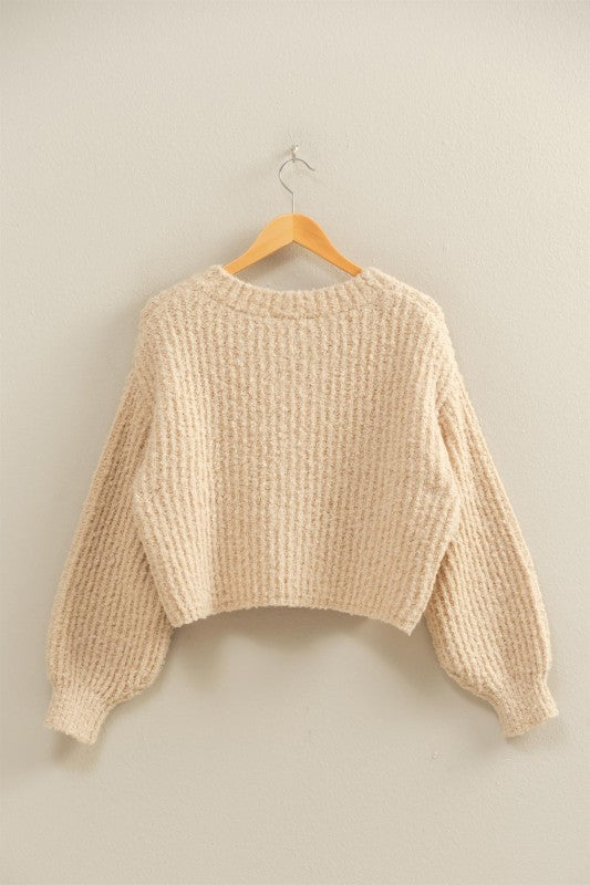 In Just a Minute Cream Cardigan