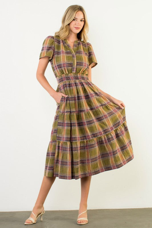 Boho Style Midi Dress