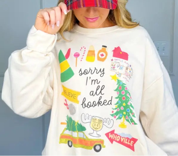 Sorry I'm All Booked Sweatshirt