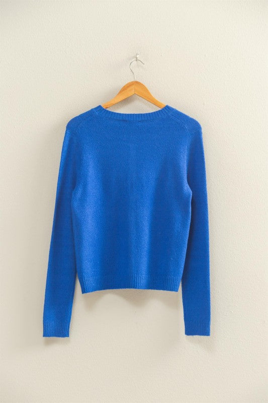 One and Done Blue Cardigan