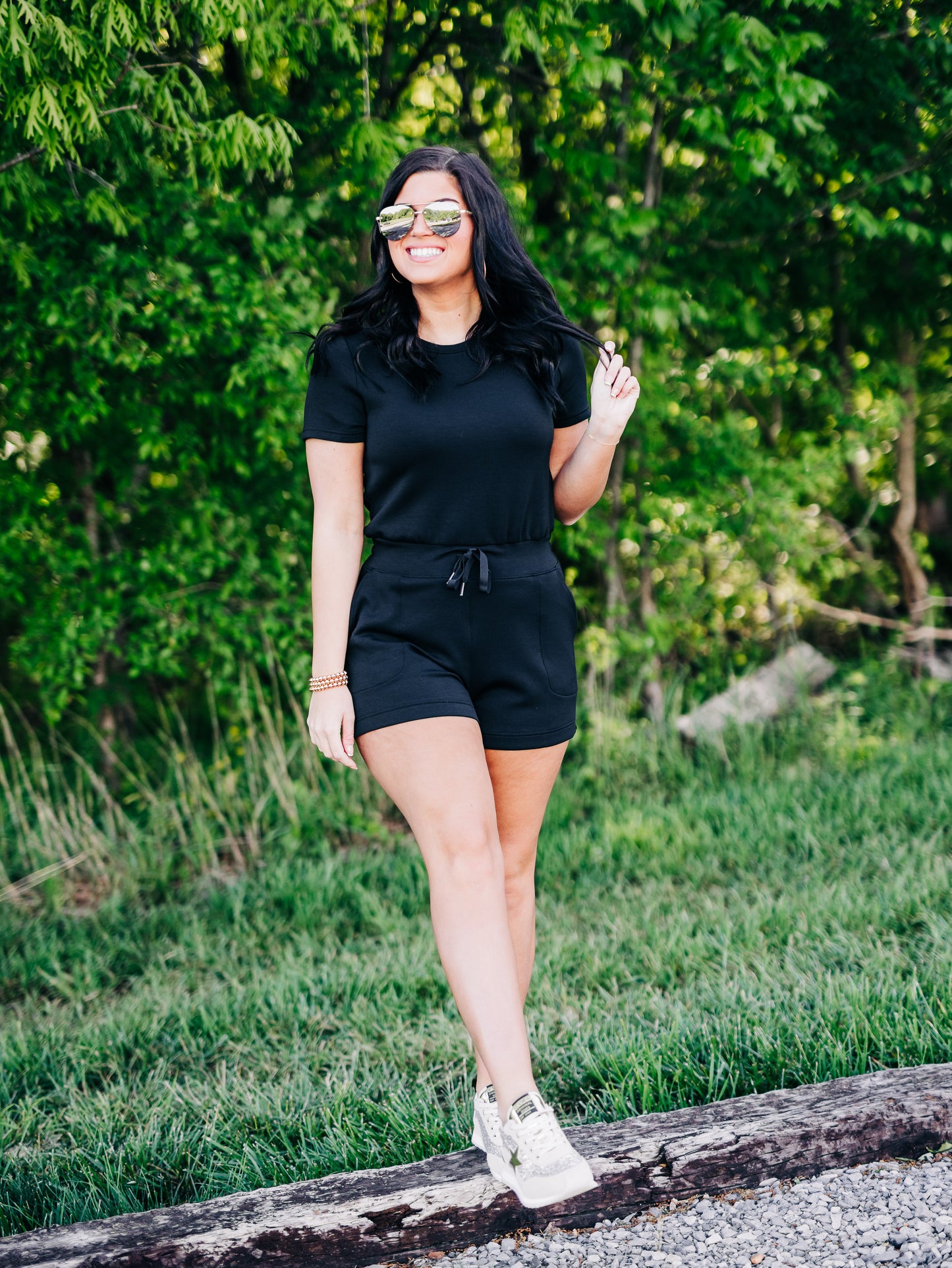 AirEssentials Black Romper