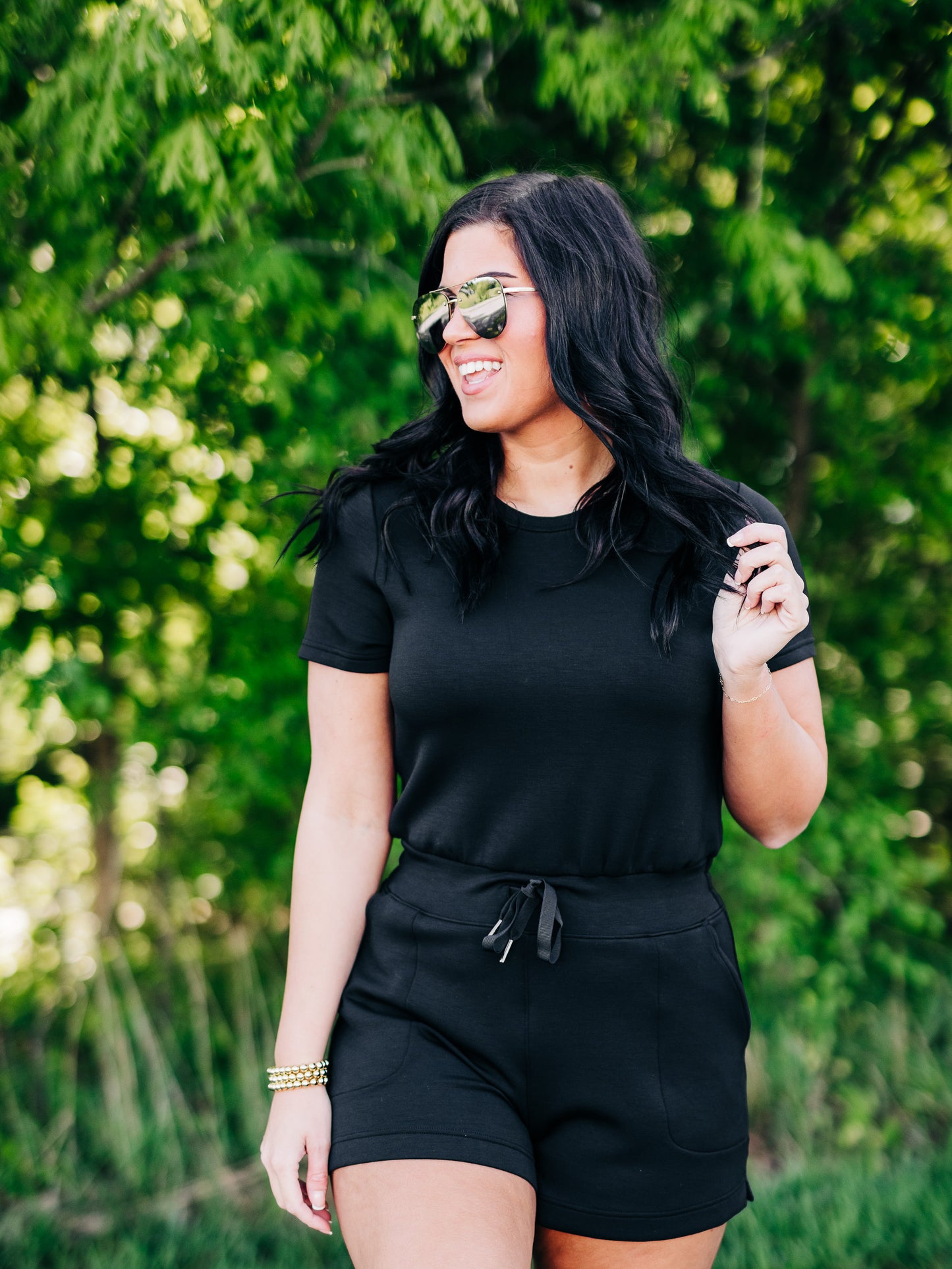 AirEssentials Black Romper