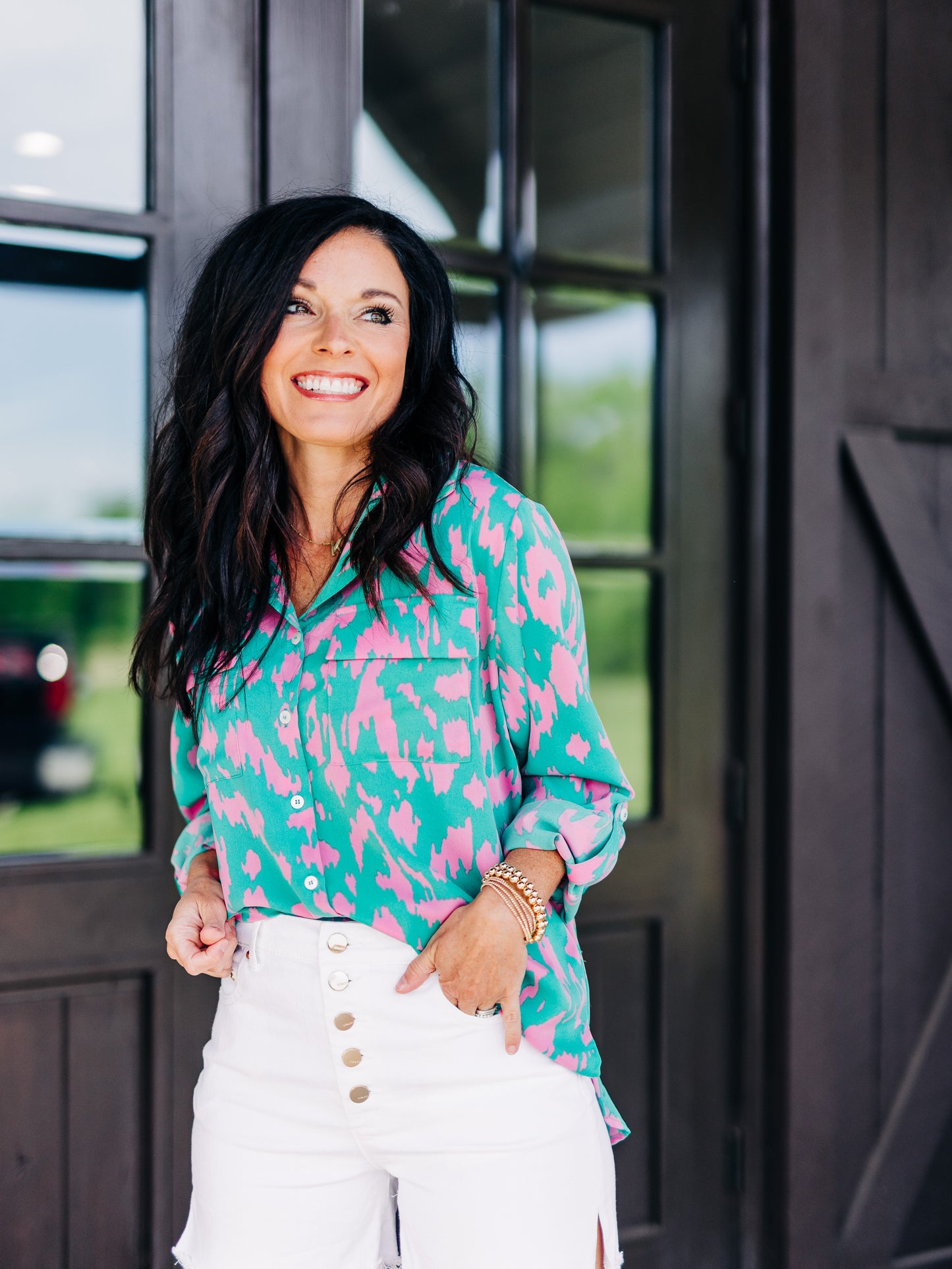 Step Into Spring Top