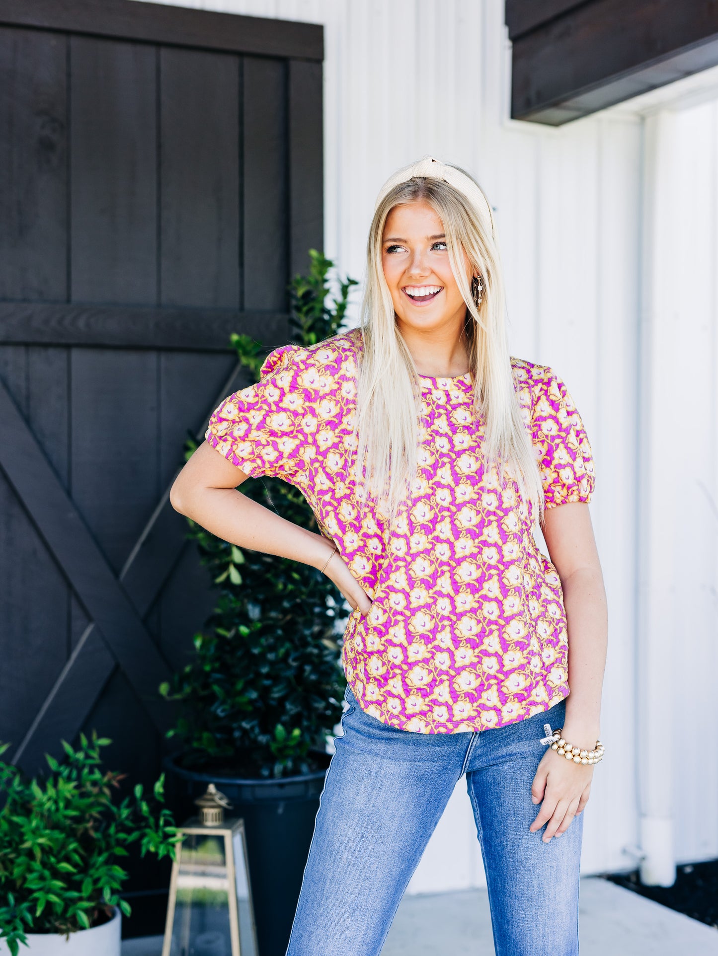 Blossoming With Joy Top