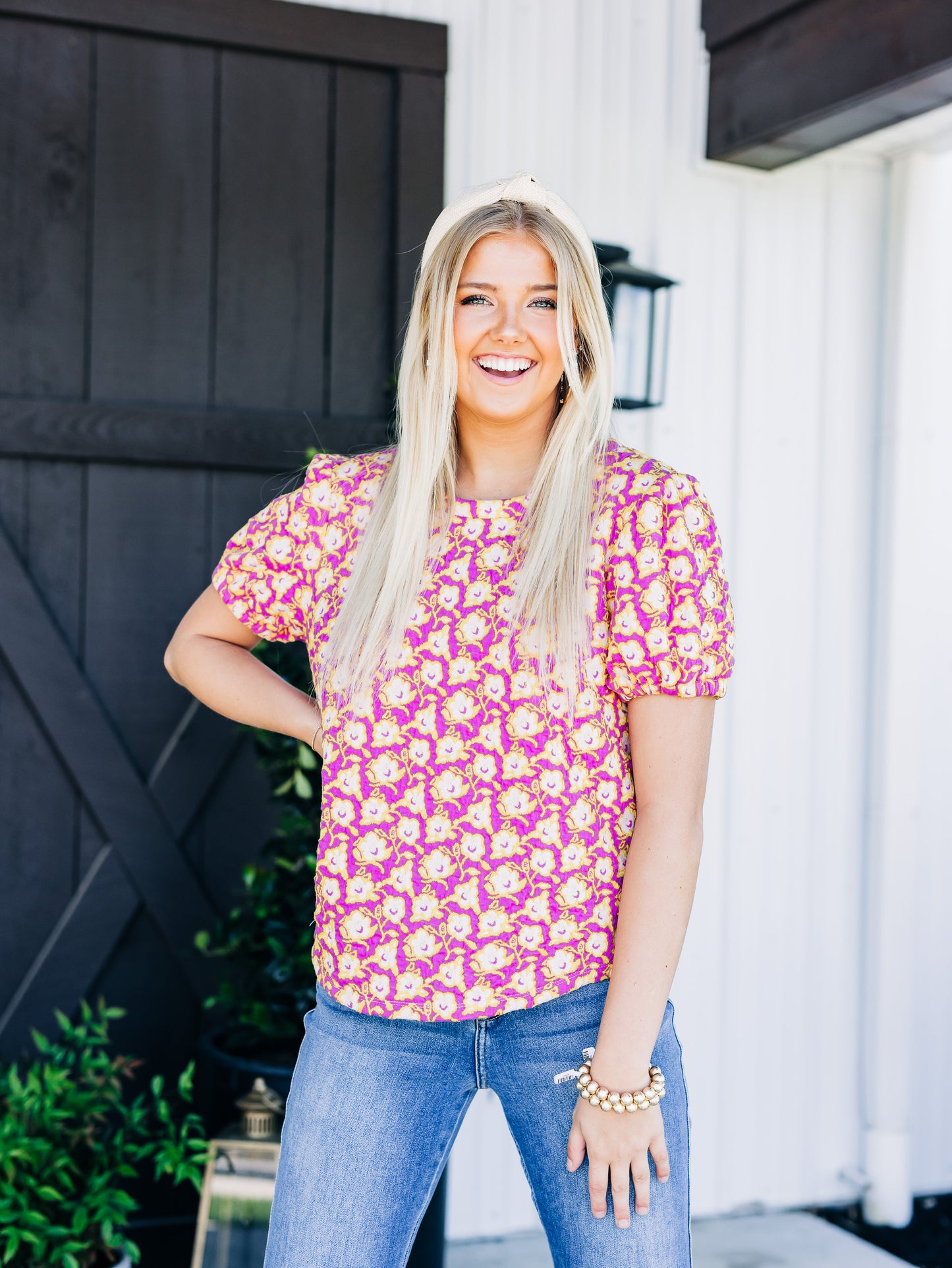 Blossoming With Joy Top