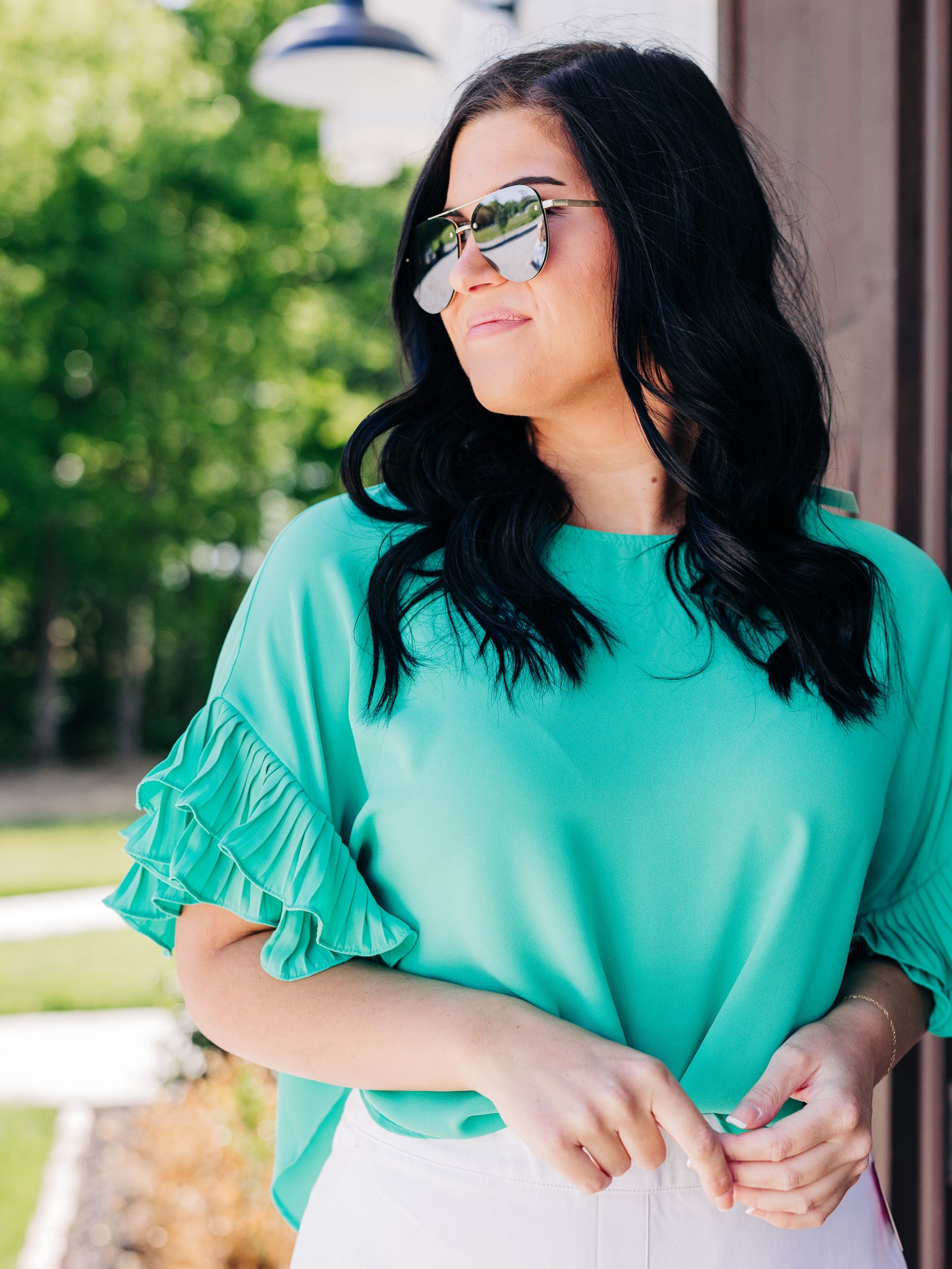 Forever Fabulous Jade Green Top