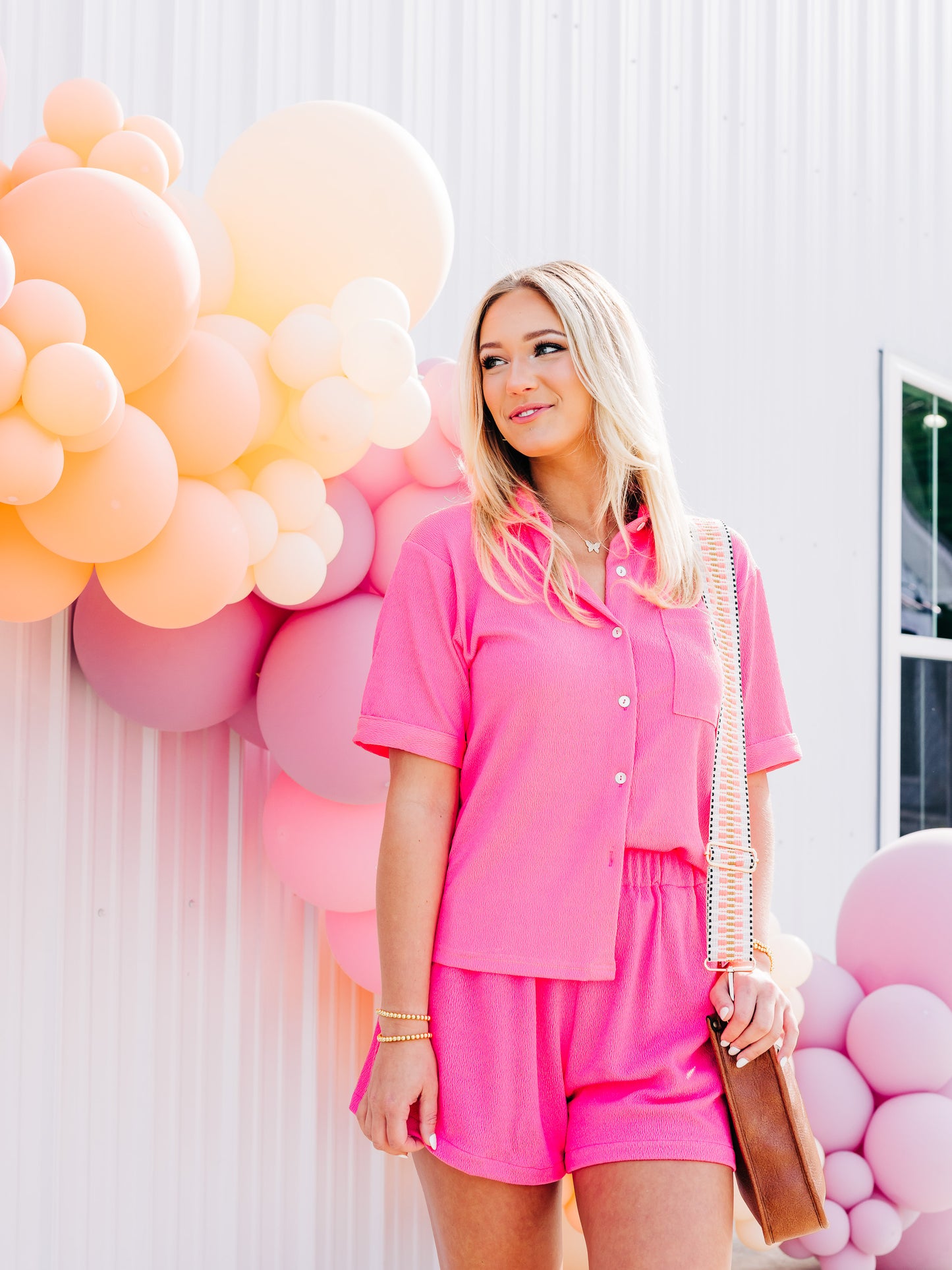 Piece It Together Pink Top