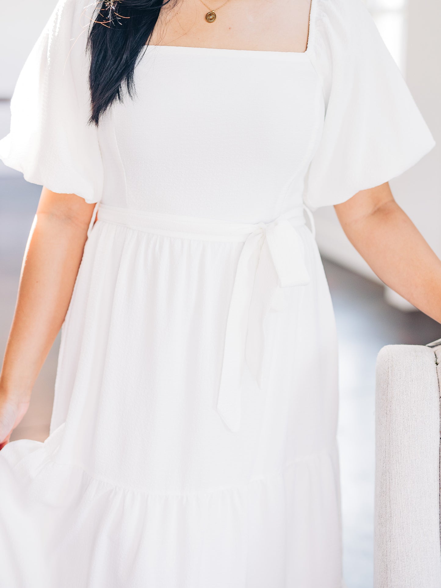 Dreaming Of Sunny Days Off White Dress