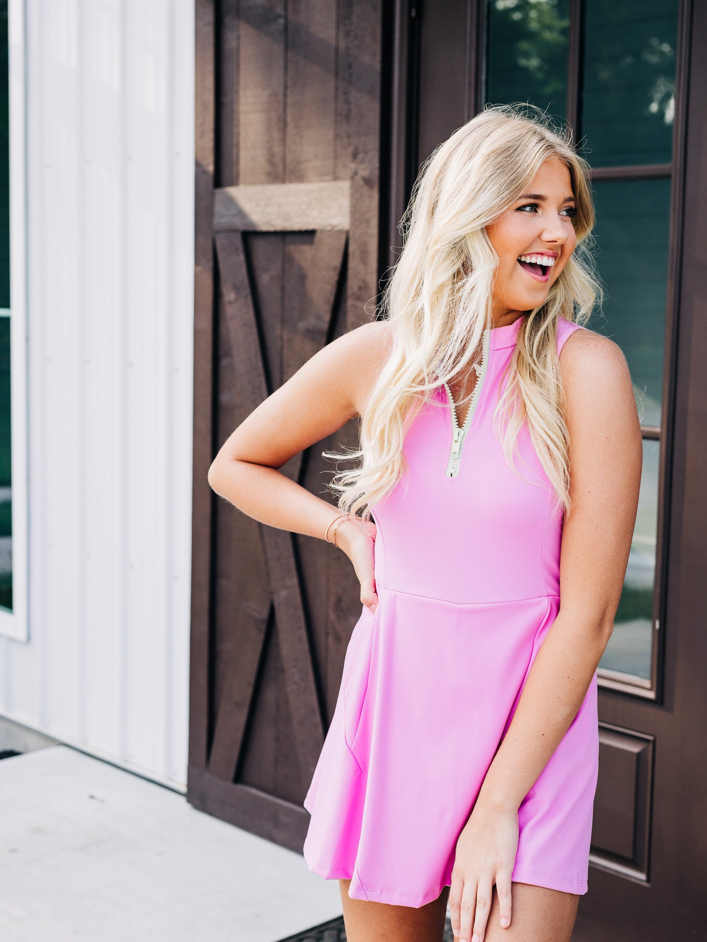 Watch Me Win Tennis Pink Dress
