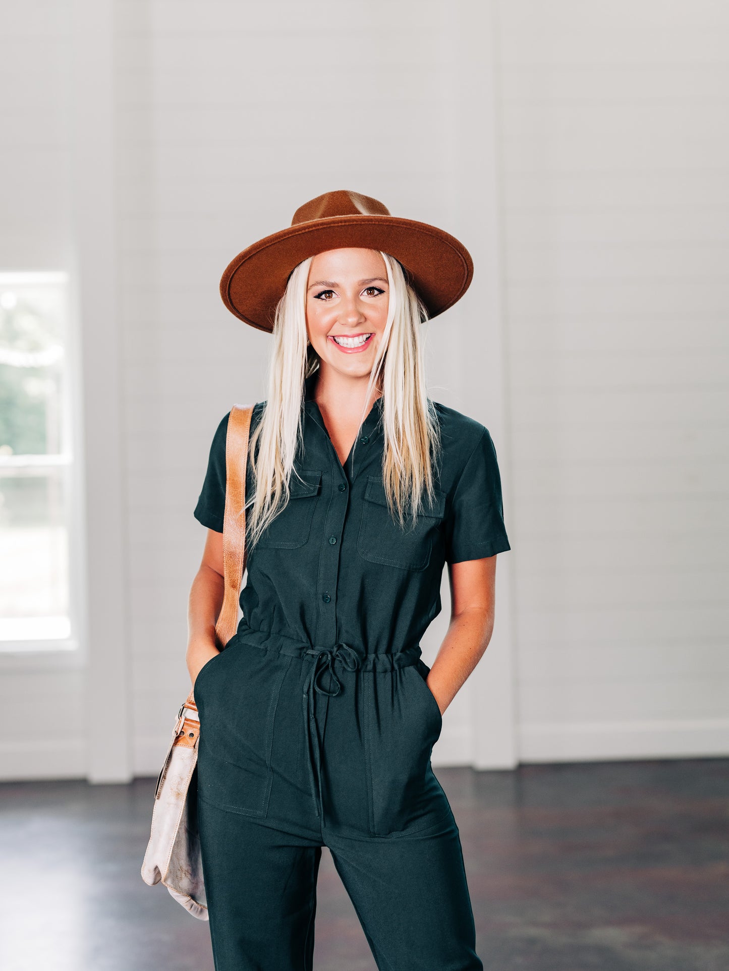 Faded Memory Gemstone Green Jumpsuit