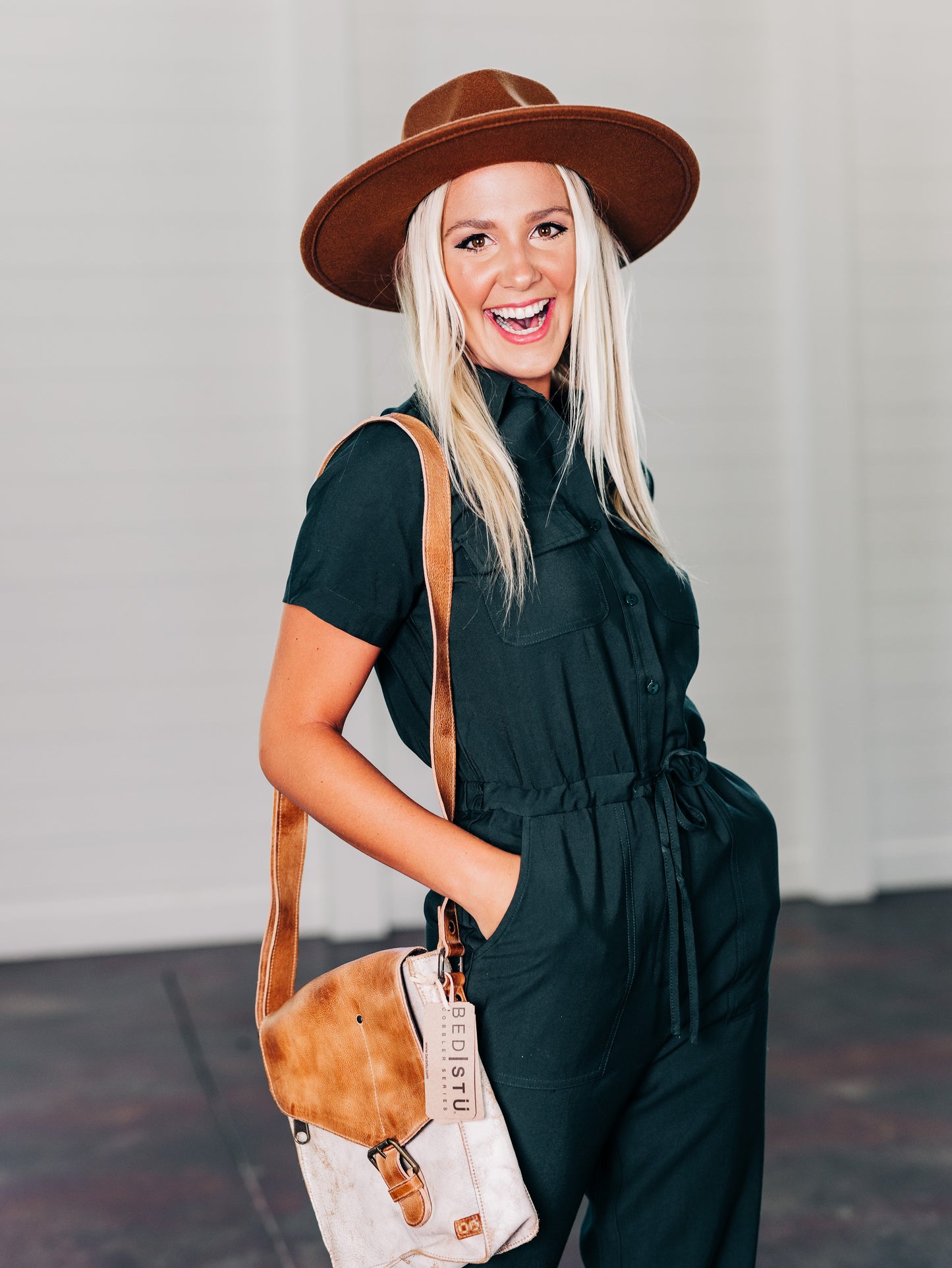Faded Memory Gemstone Green Jumpsuit
