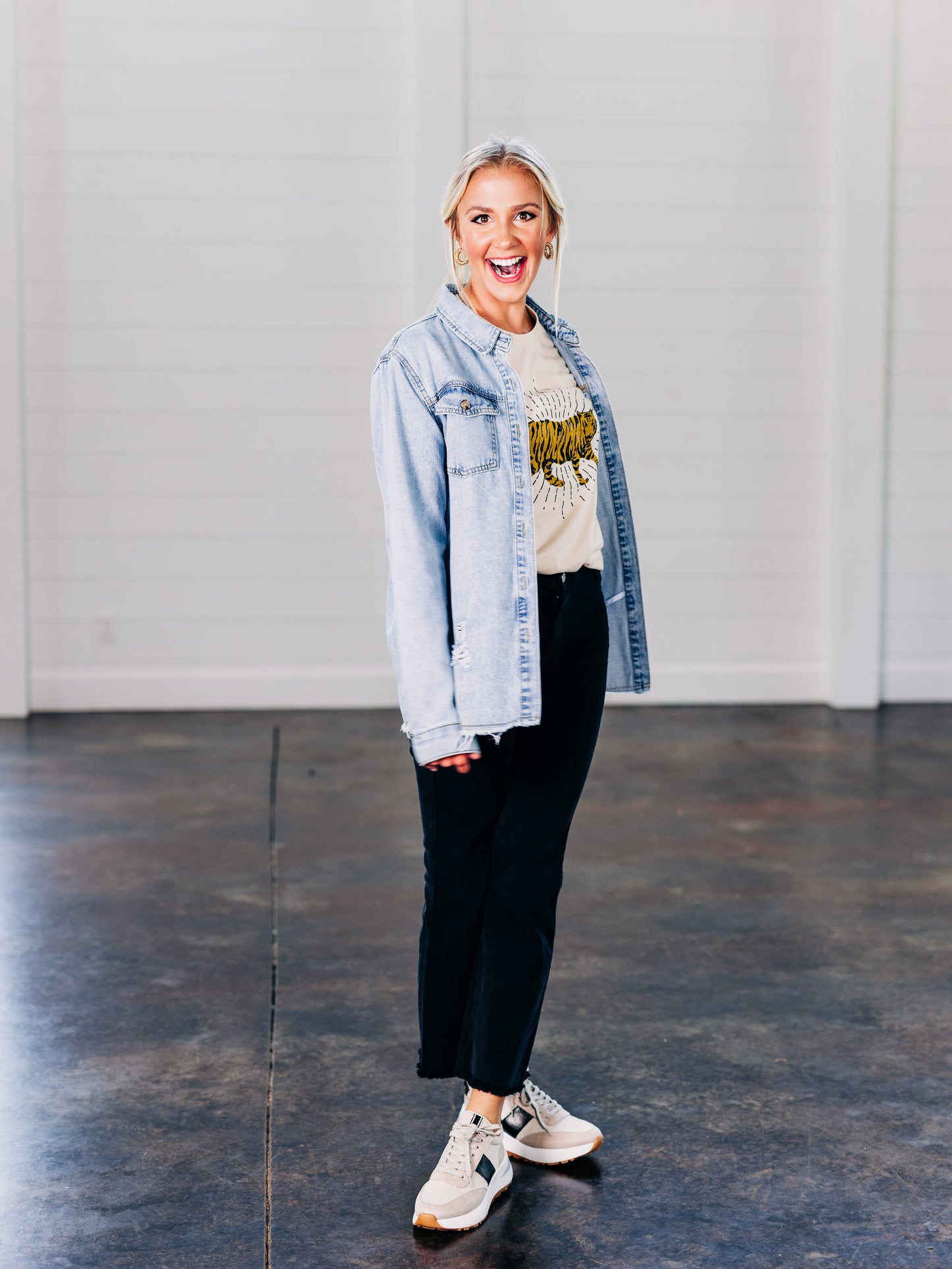 Always My Favorite Denim Shacket