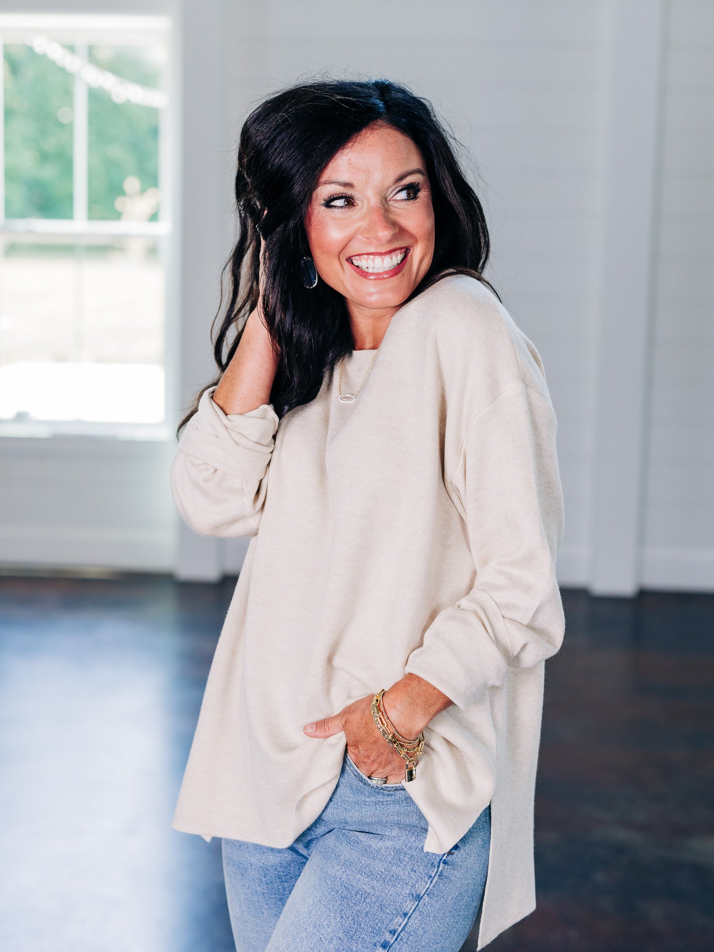 Make A Comeback Oatmilk Sweater