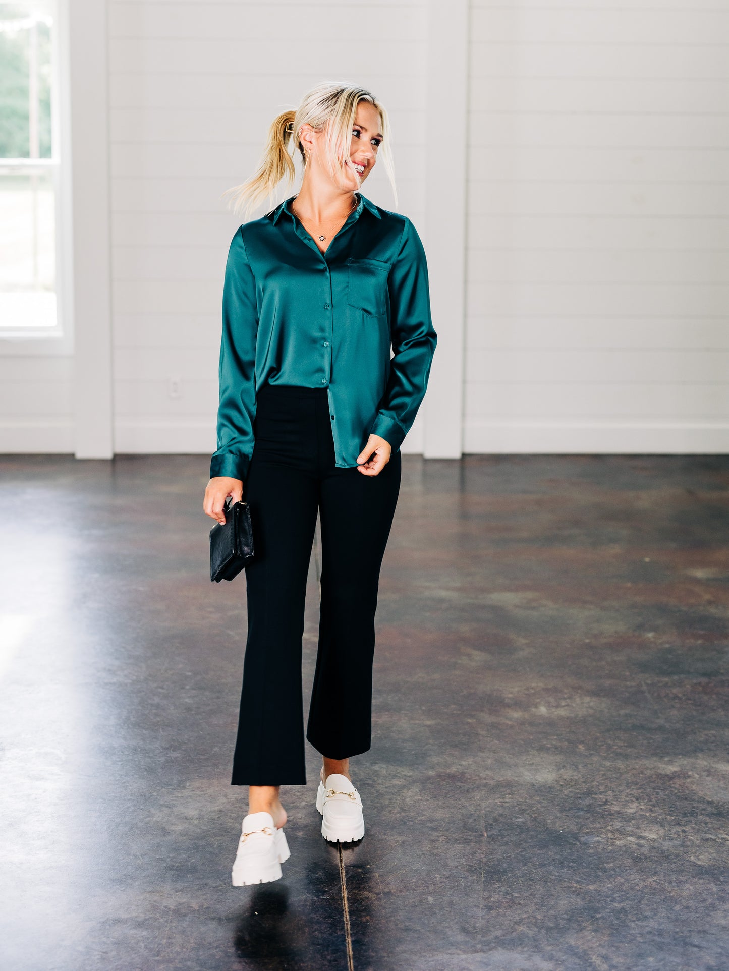 Send Your Approval Gemstone Green Top