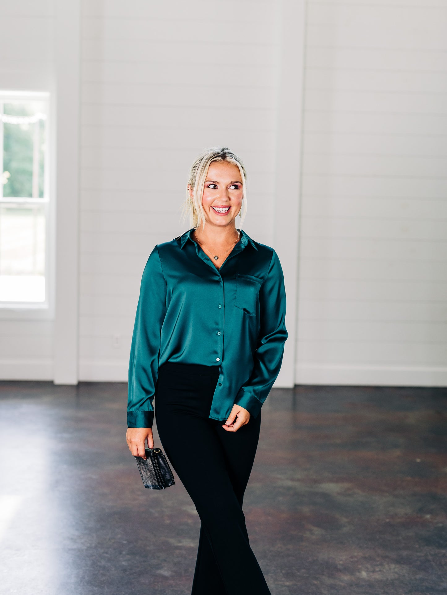 Send Your Approval Gemstone Green Top