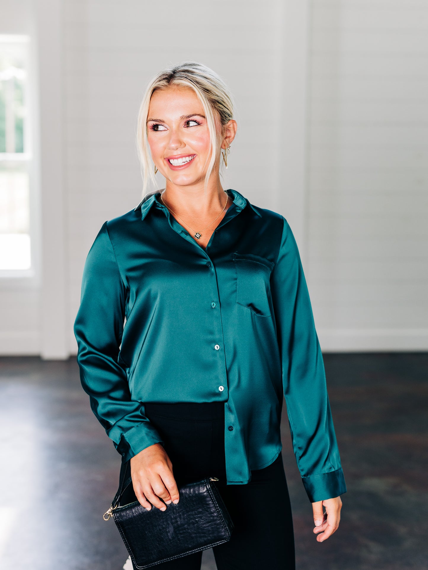 Send Your Approval Gemstone Green Top