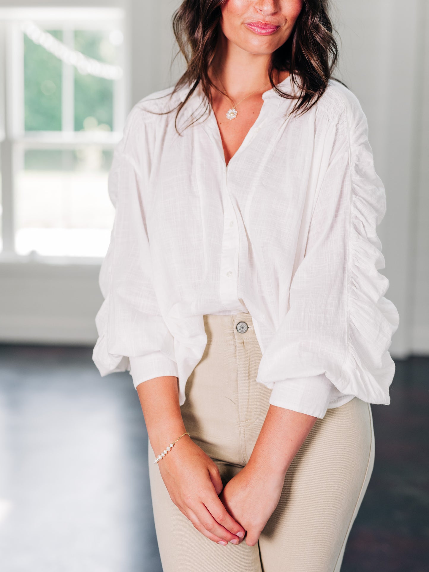 Maraya Solid Ivory Top