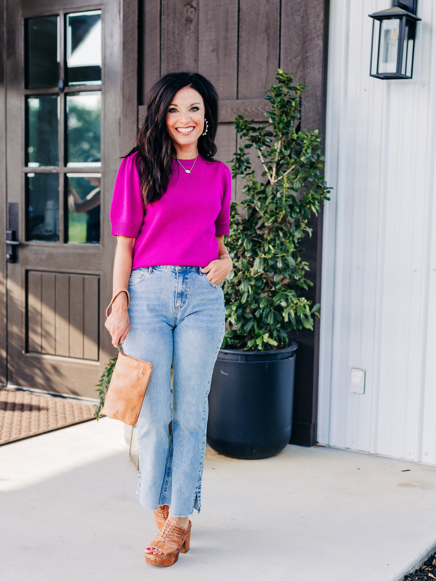 Living My Life Orchid Top