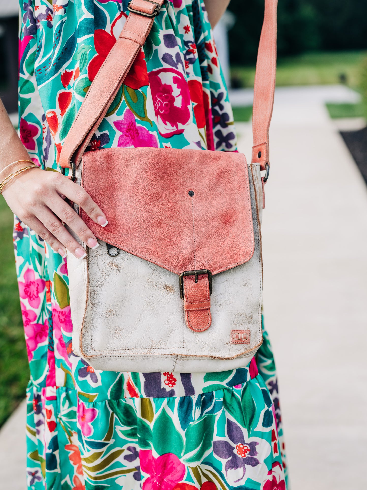 Venice Beach Blush Rustic Nectar Lux Crossbody Bags