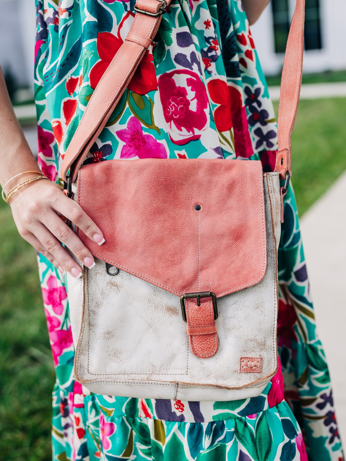 Venice Beach Blush Rustic Nectar Lux Crossbody Bags