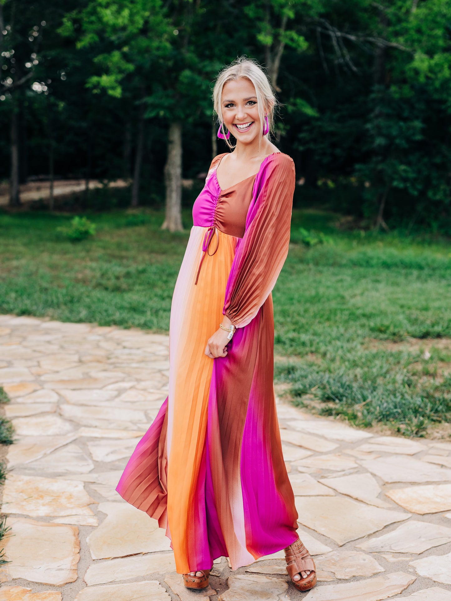 More Than Love Mango Orchid Dress