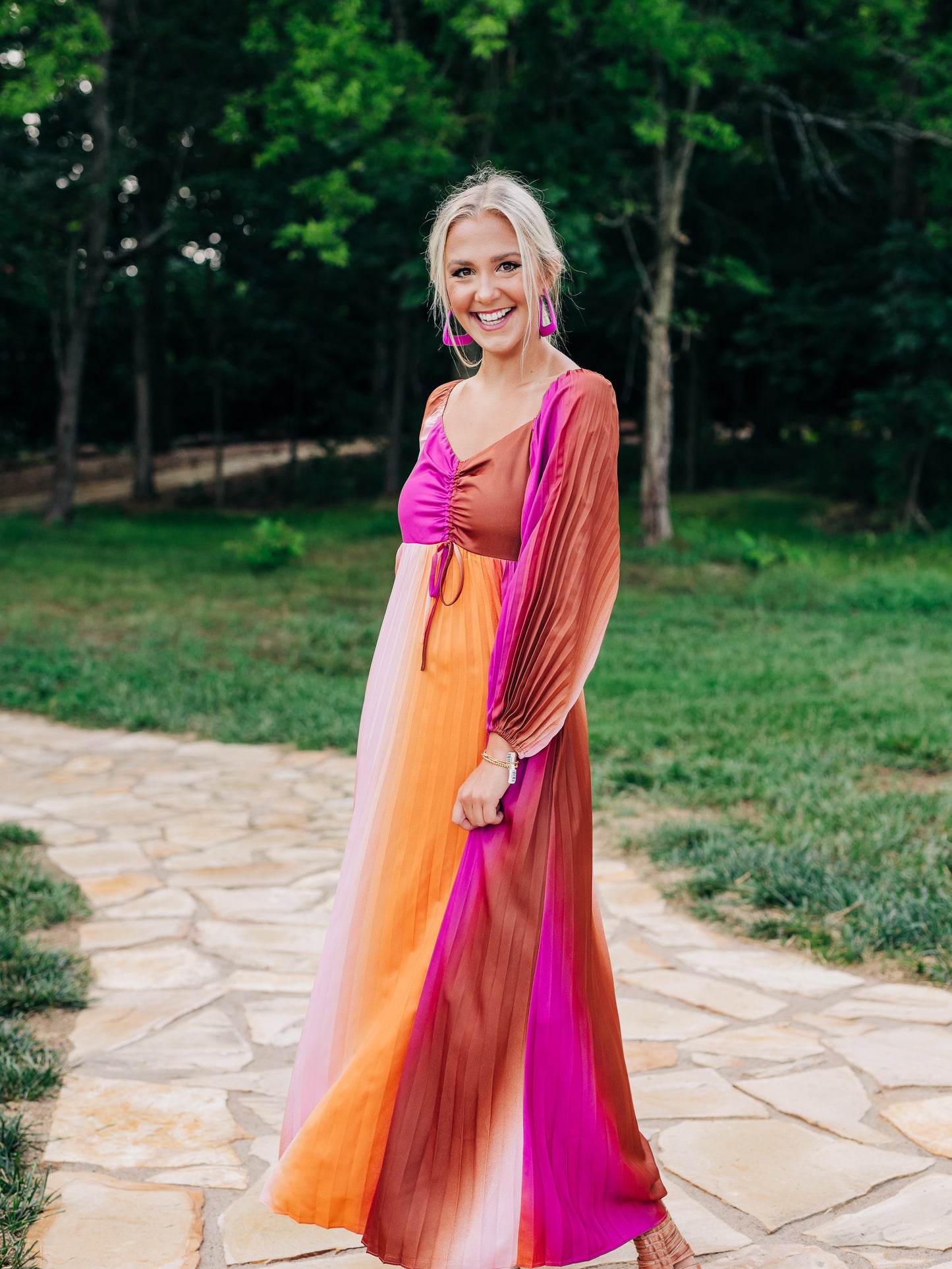 More Than Love Mango Orchid Dress