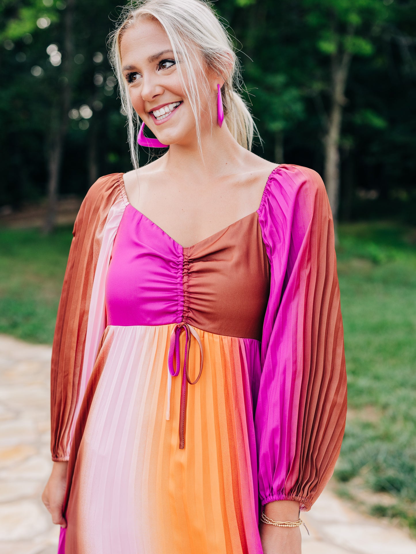 More Than Love Mango Orchid Dress