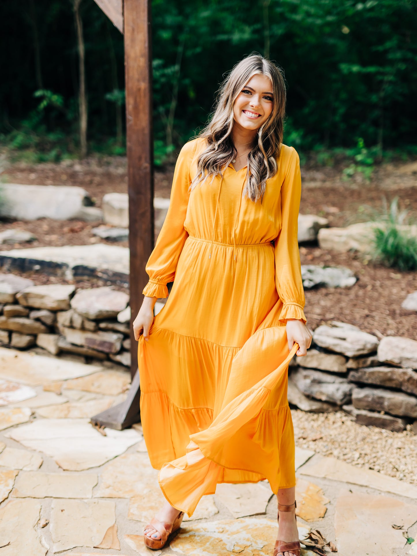 High Standards Marigold Dress
