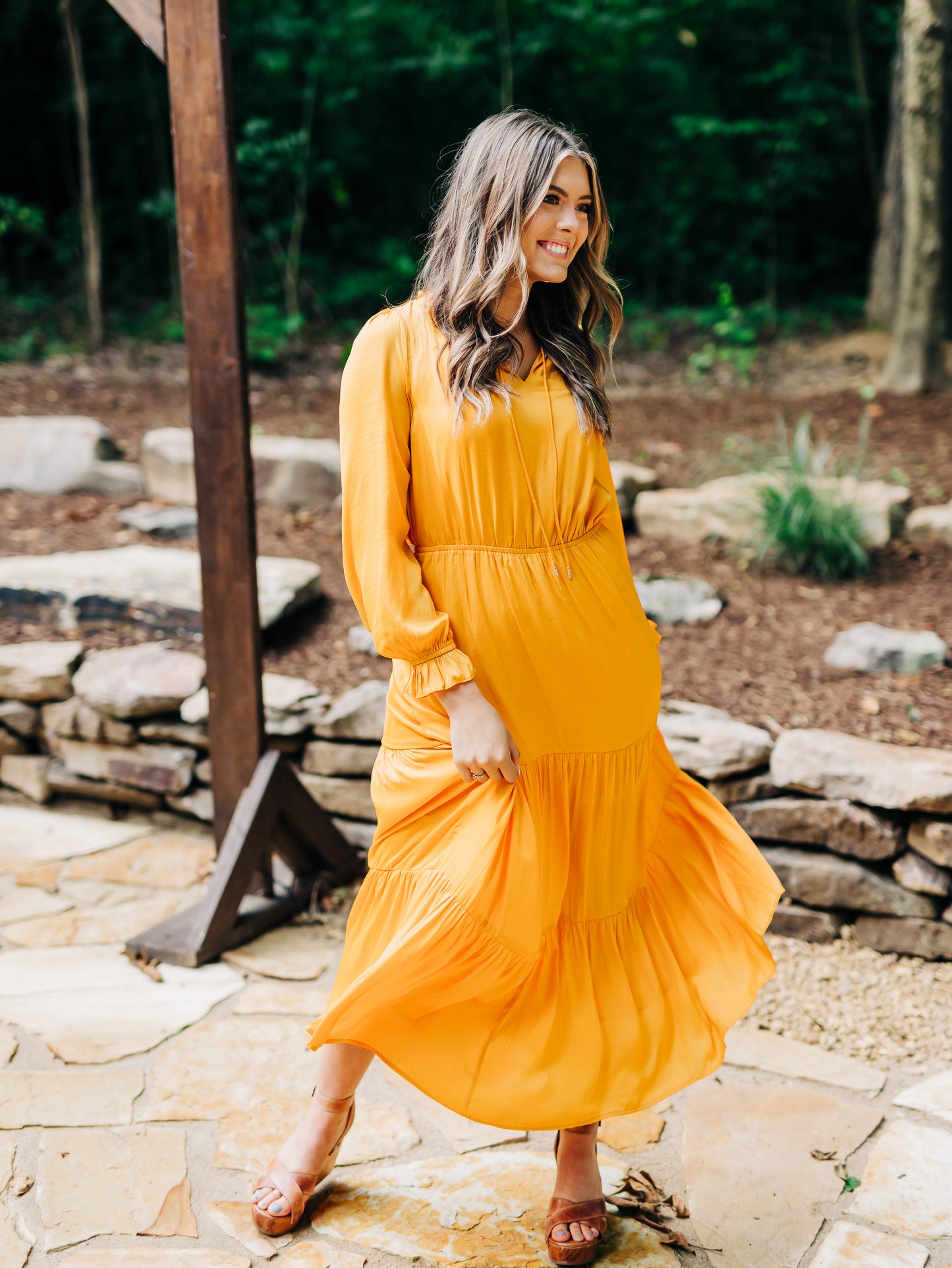 High Standards Marigold Dress