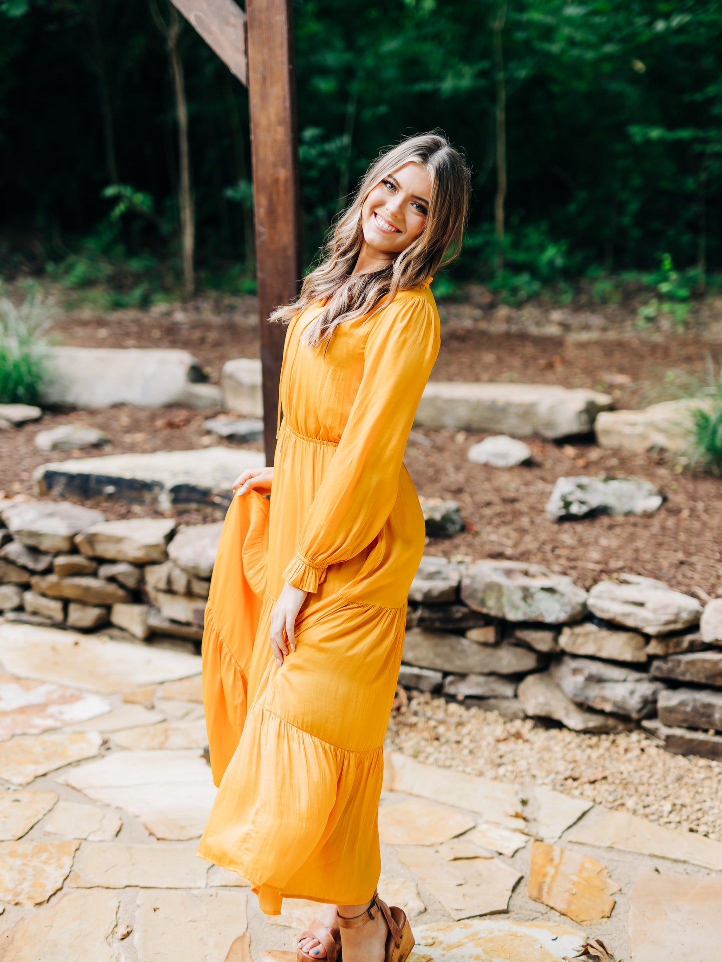 High Standards Marigold Dress