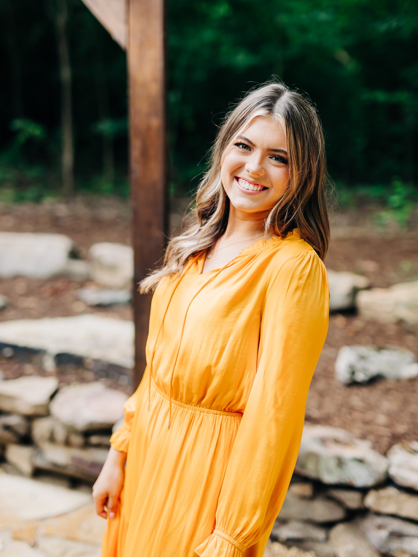 High Standards Marigold Dress