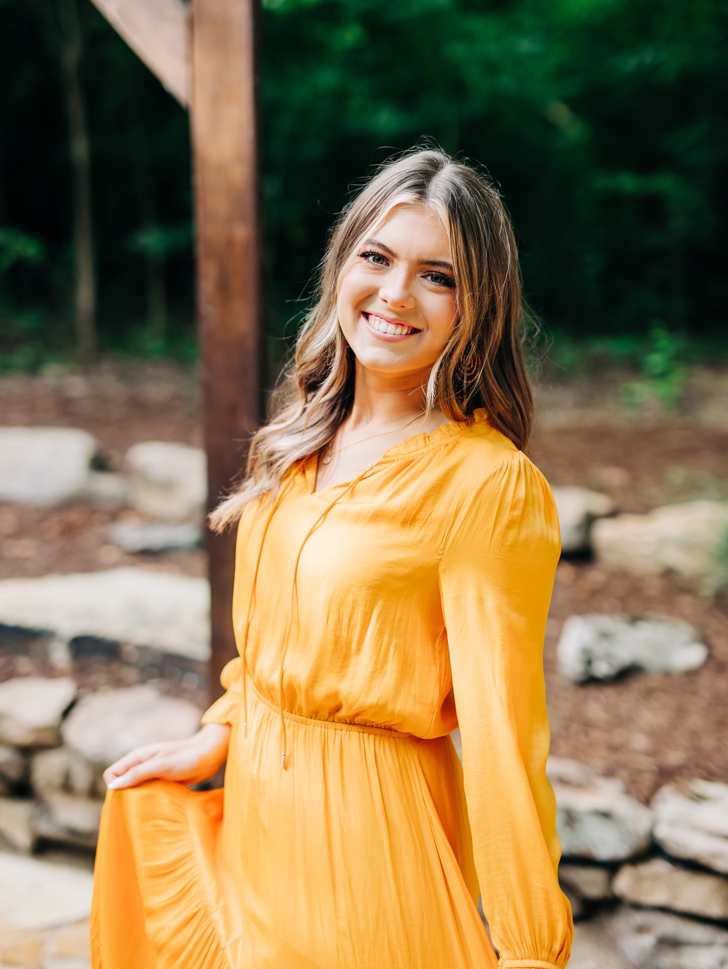 High Standards Marigold Dress