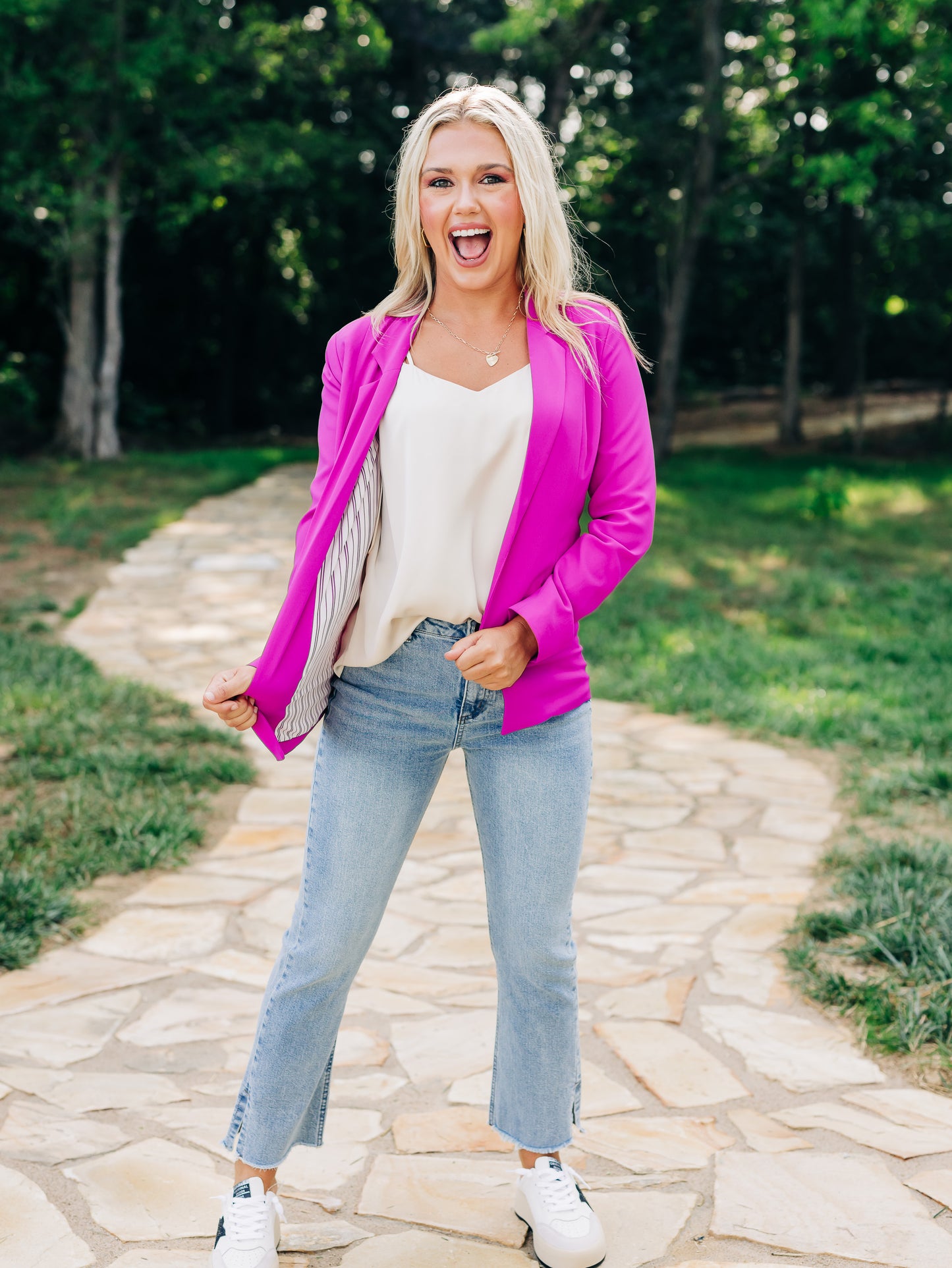 Lula Orchid Blazer