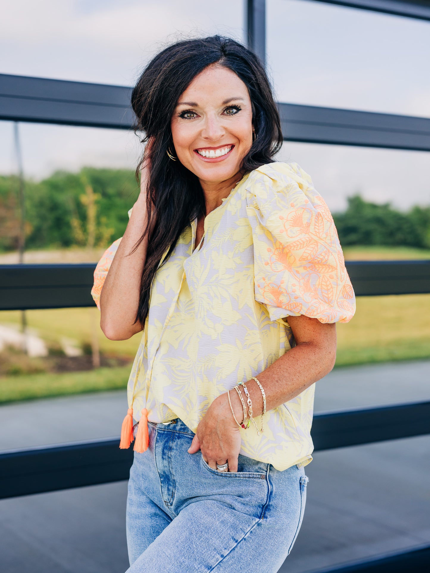We Found Love Yellow/Orange Top