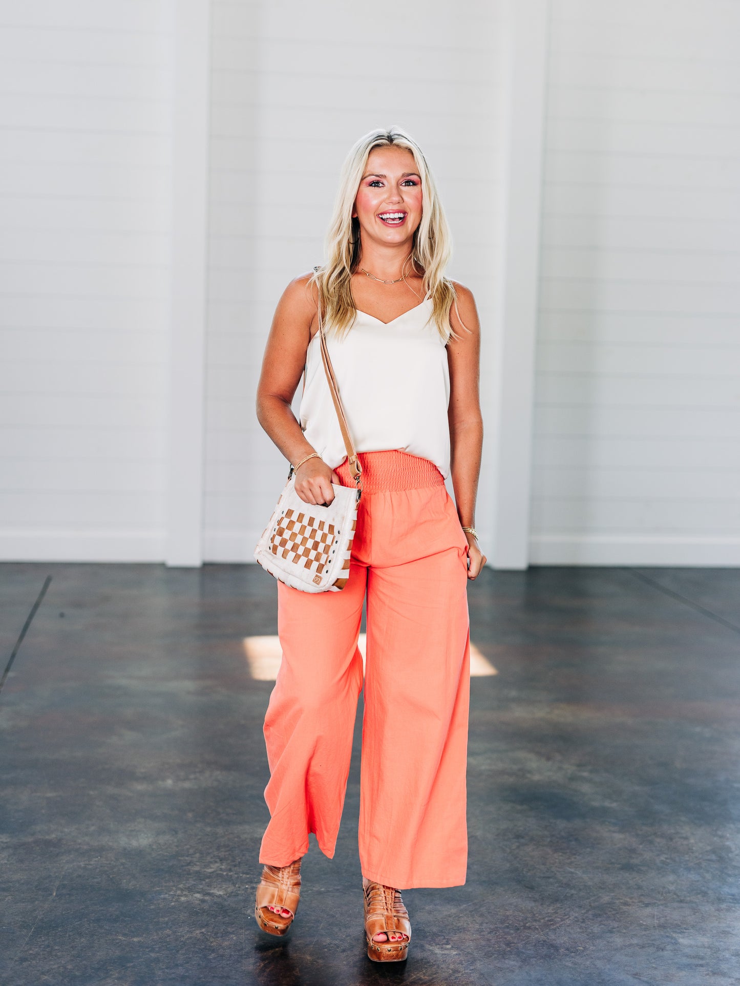 Enjoy The Sun Coral Pants