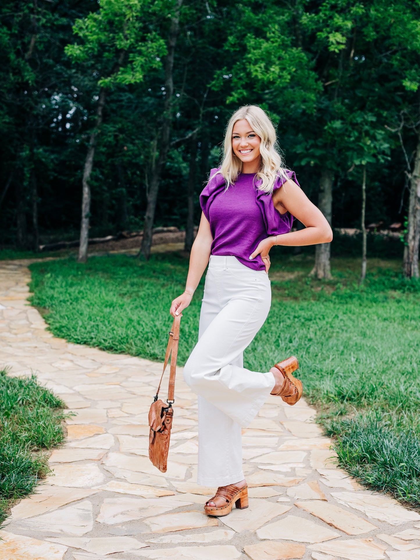Better This Way Purple Top