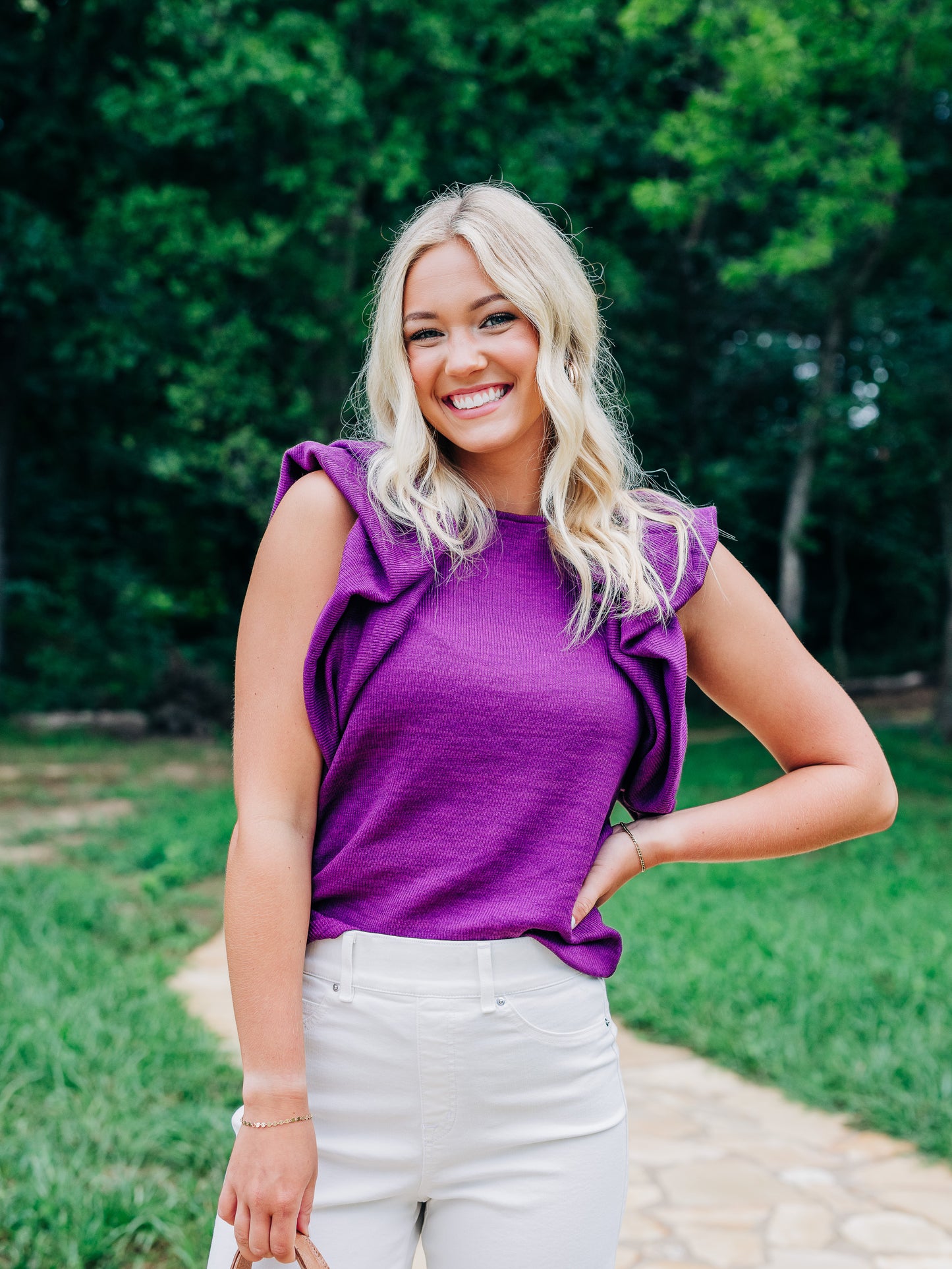 Better This Way Purple Top