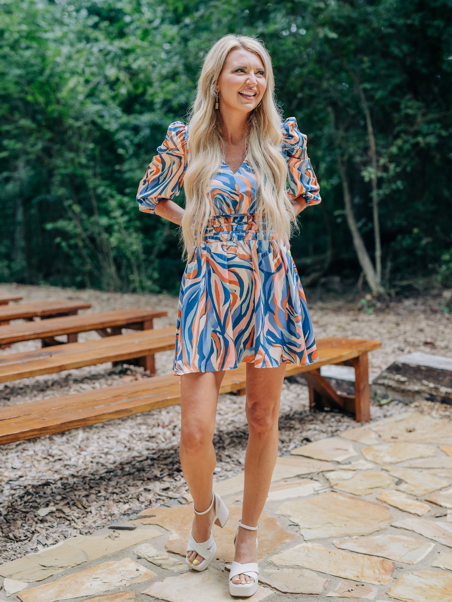 Free Spirit Blue Dress