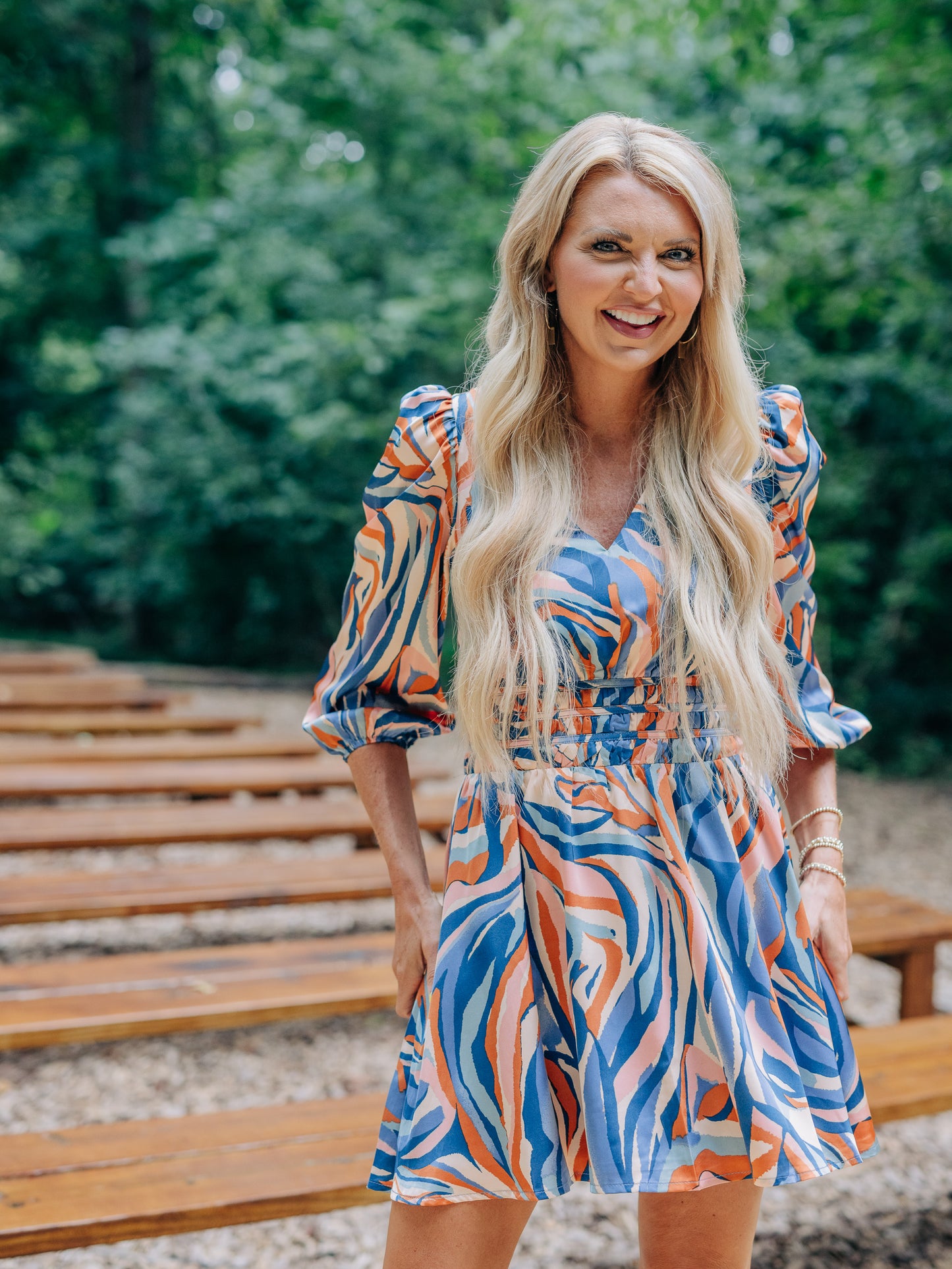 Free Spirit Blue Dress