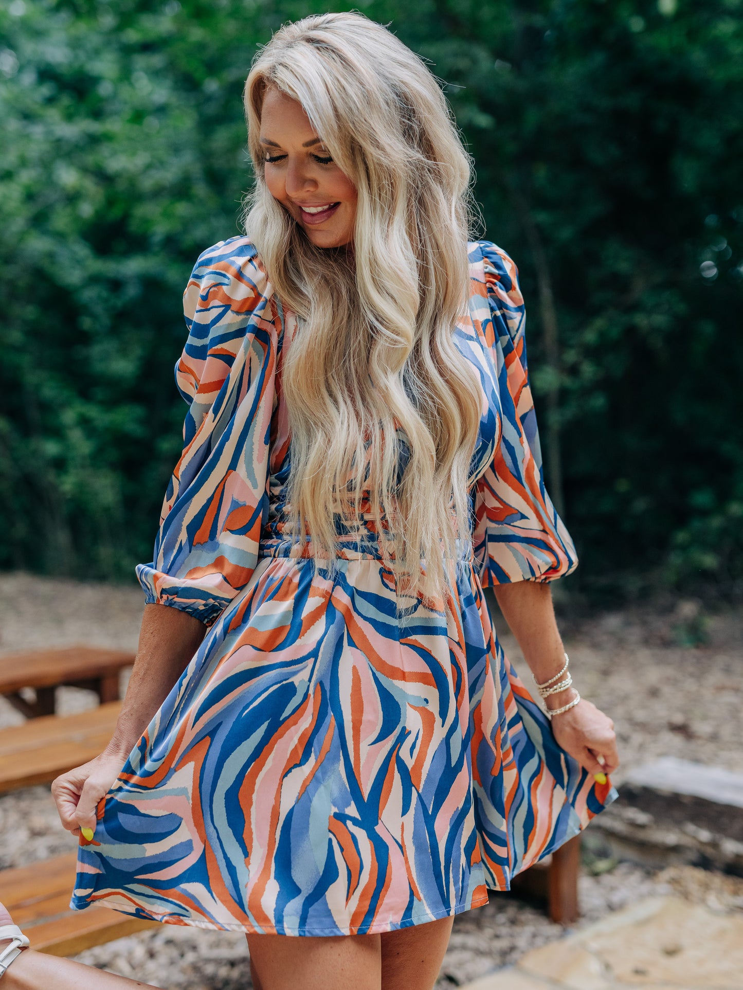 Free Spirit Blue Dress