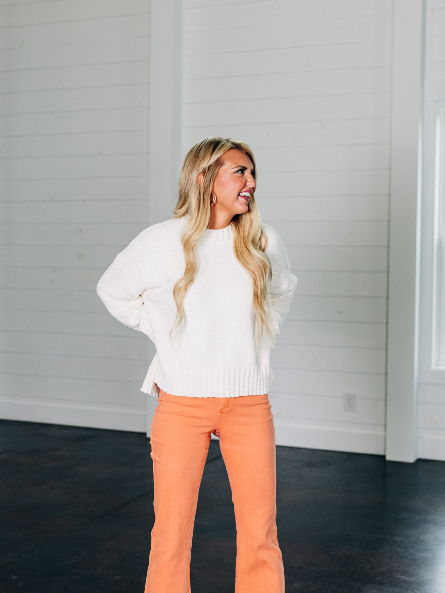 Follow Along Cream Sweater