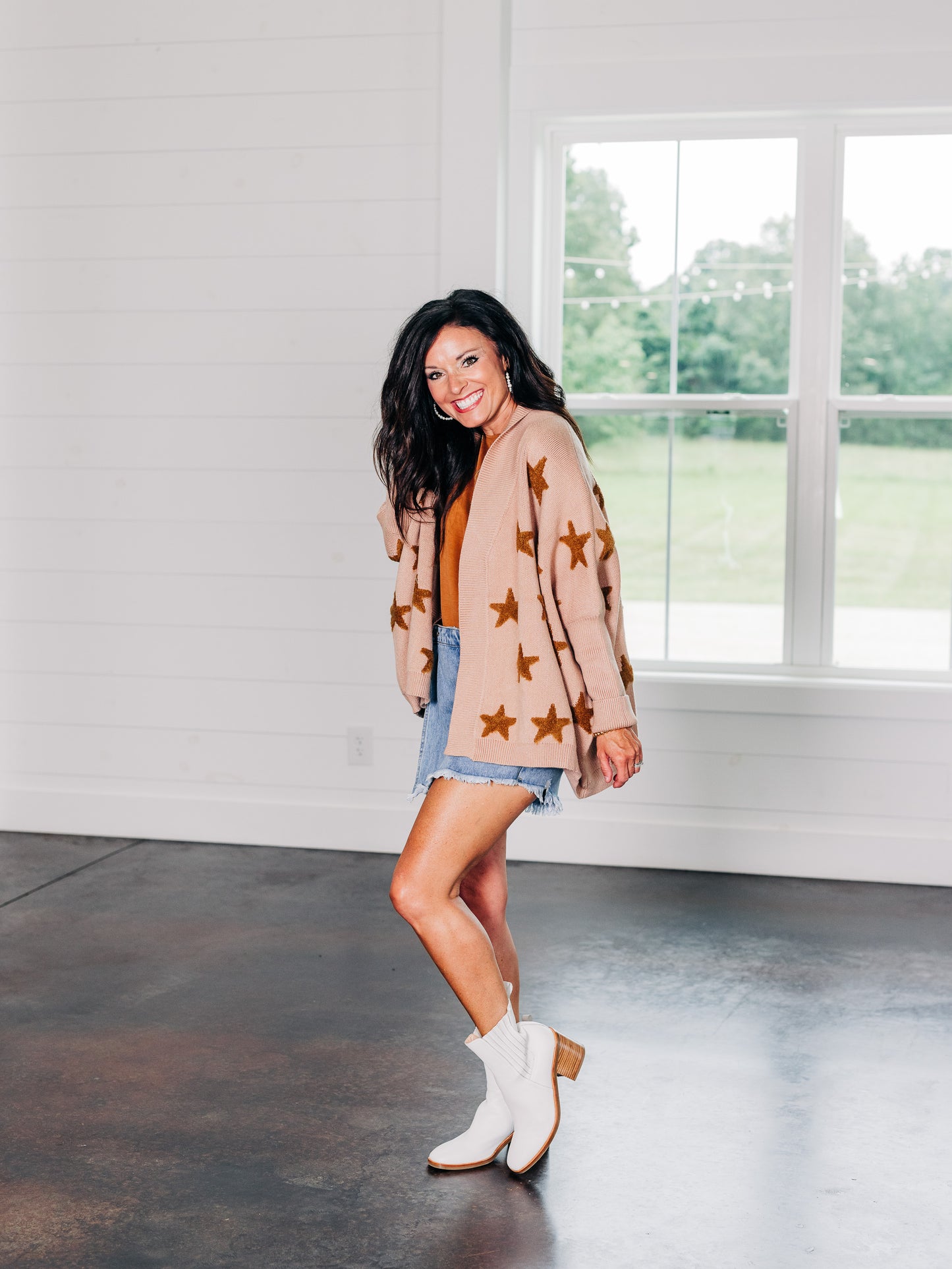 The Stars Aligned Mauve Cardigan