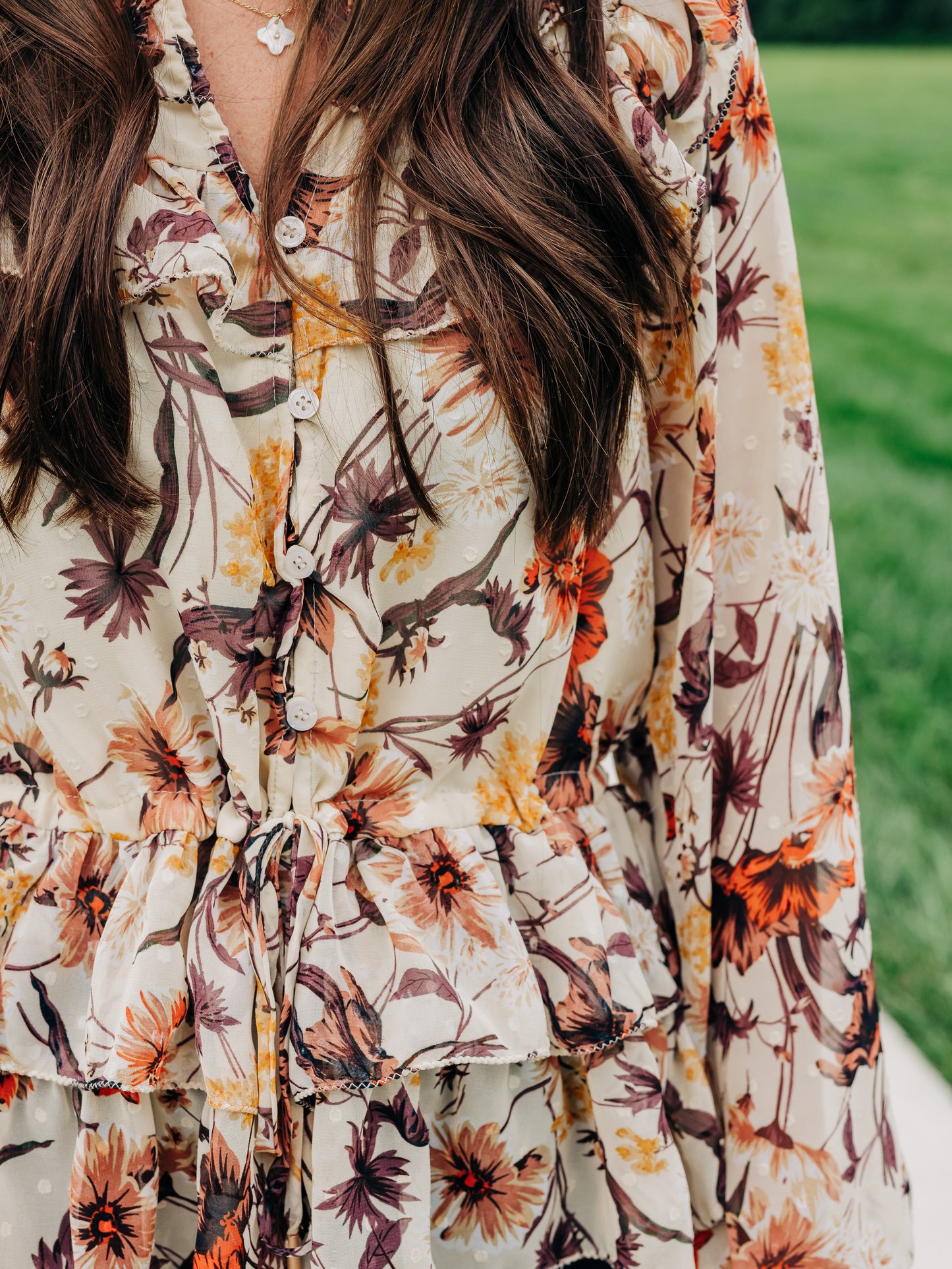 Time Slipped Away Cream Top