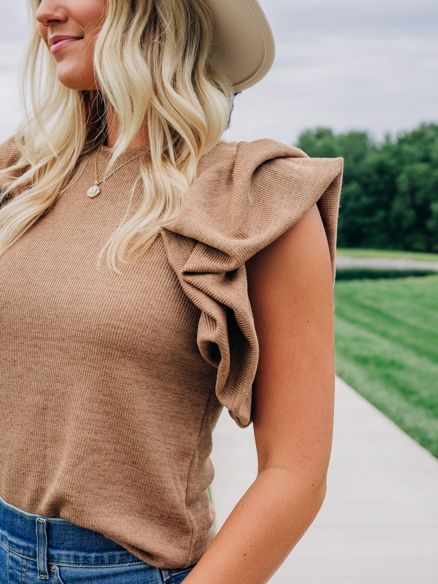 Better This Way Camel Top