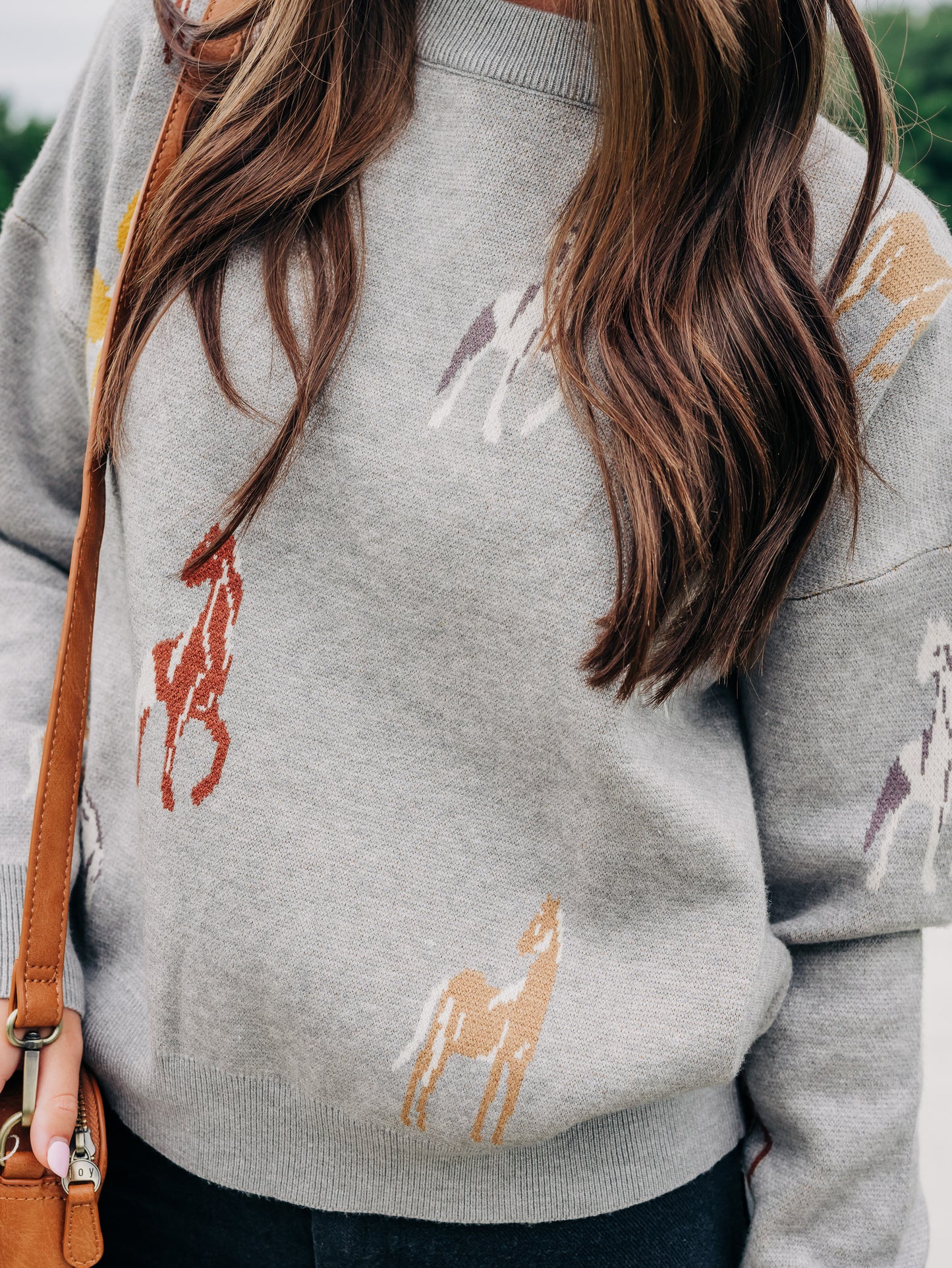 Traveling Far Heather Grey Sweater