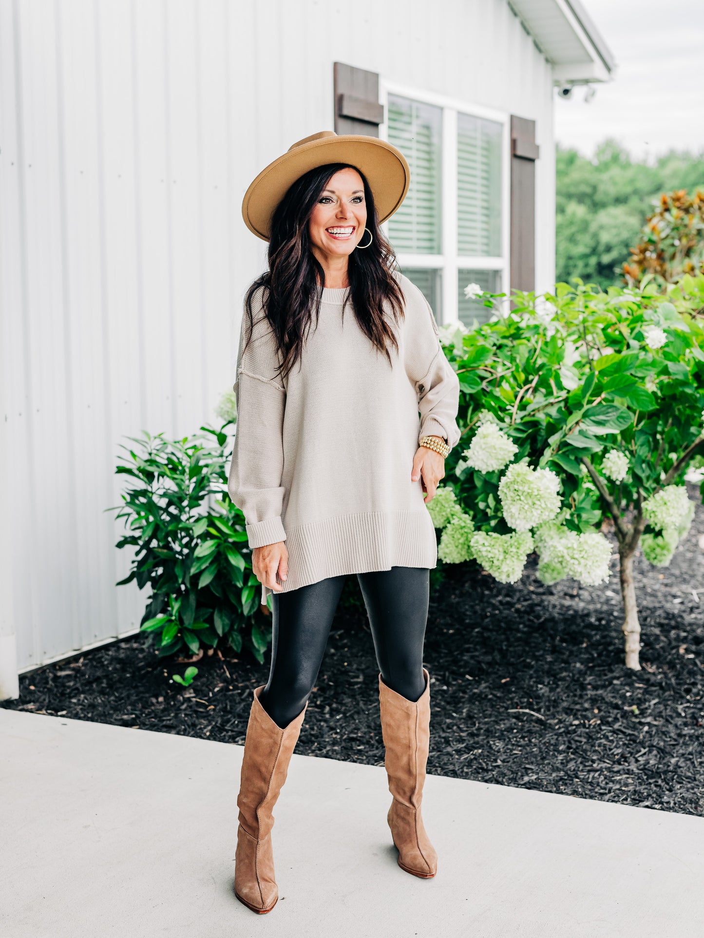 Time After Time Taupe Sweater