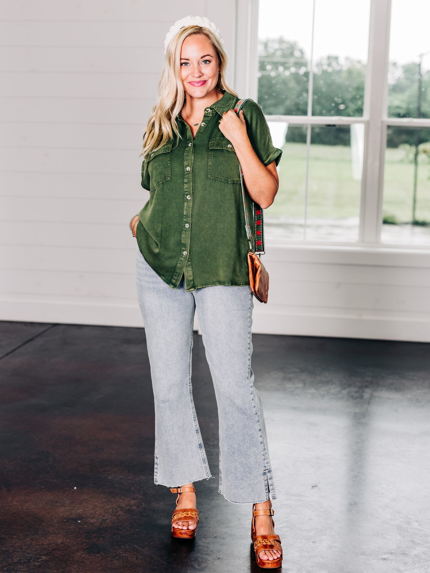 Hopeful Moments Green Top