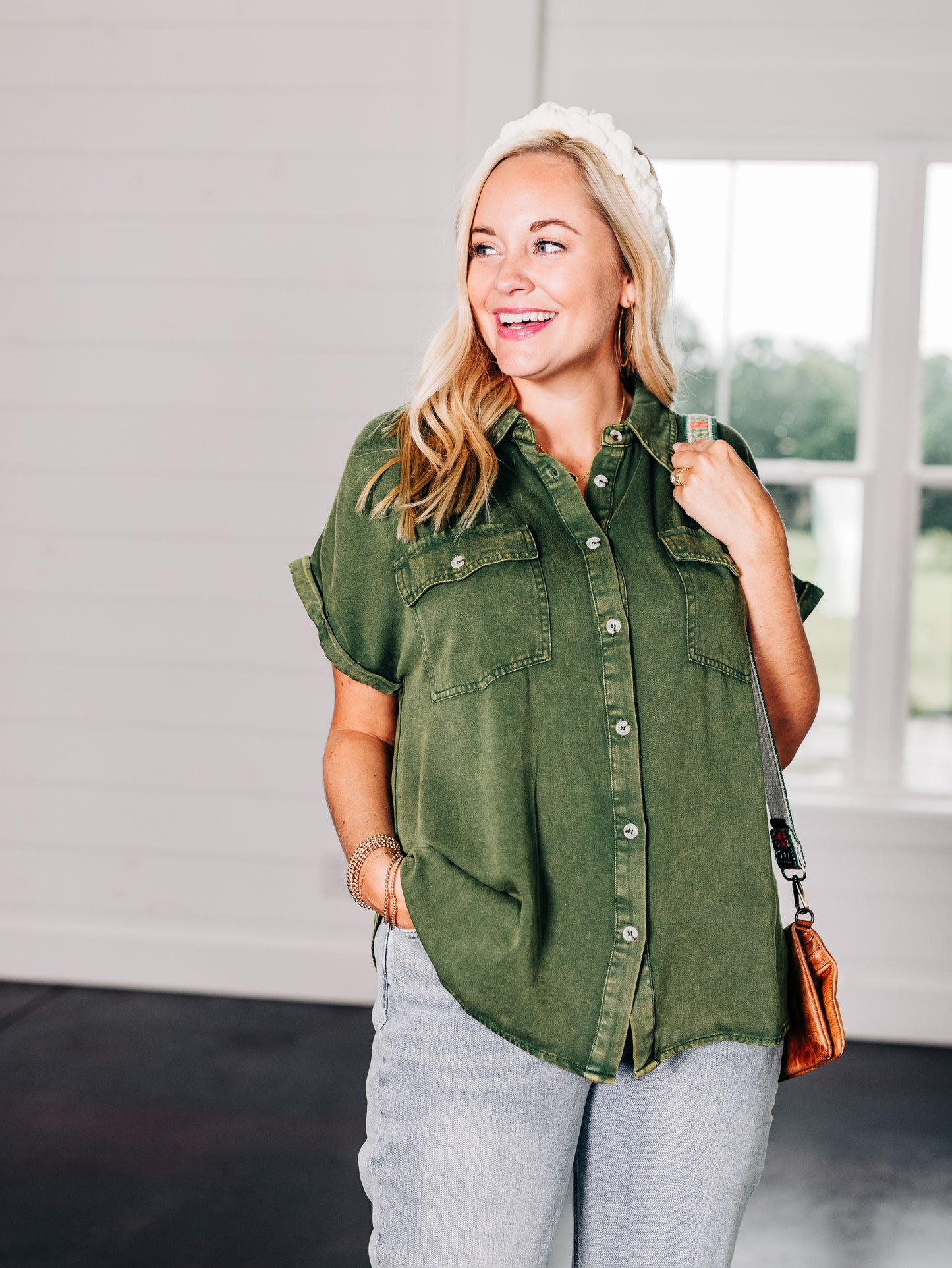 Hopeful Moments Green Top