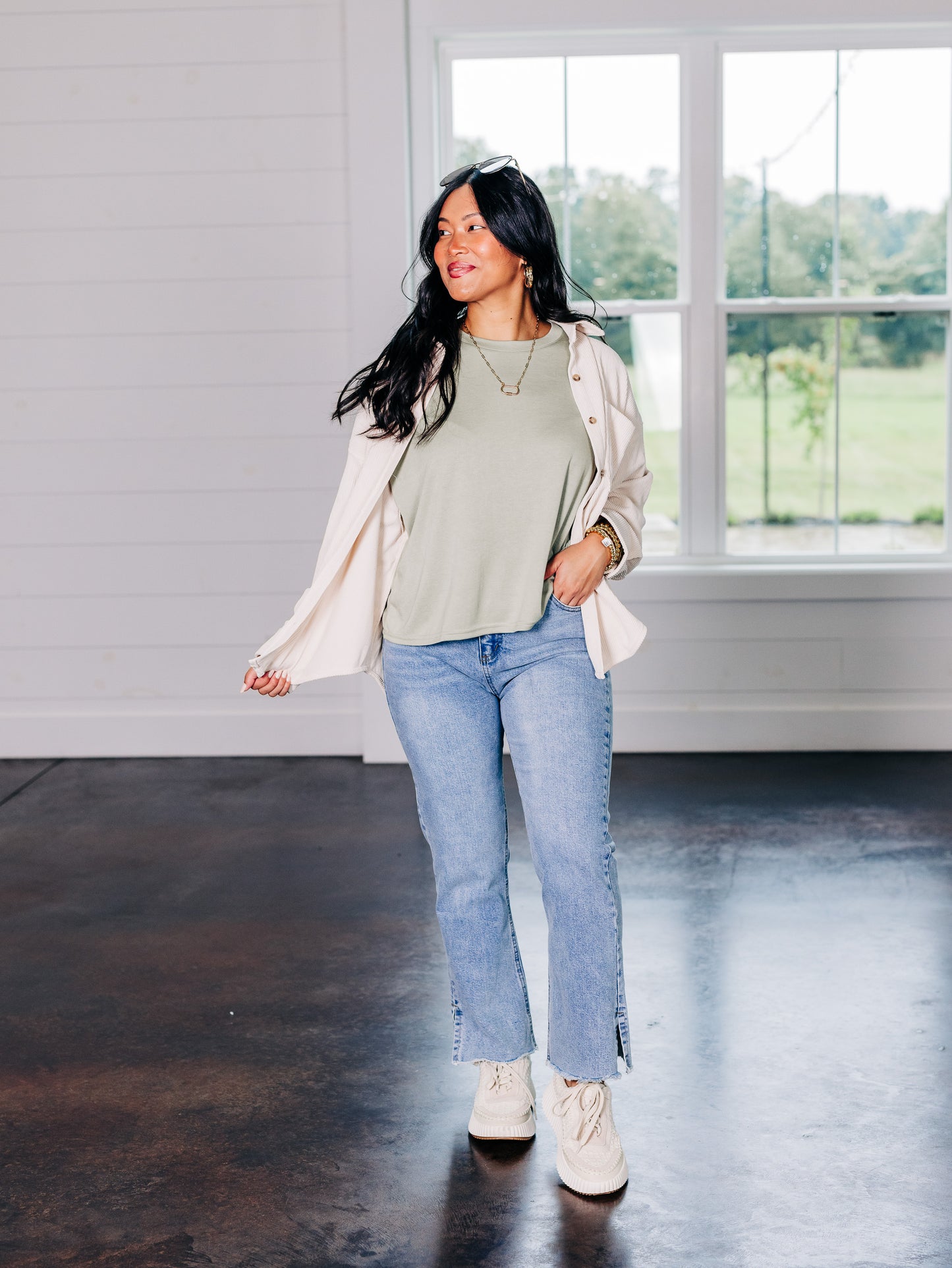 Leaving My Mark Olive Top
